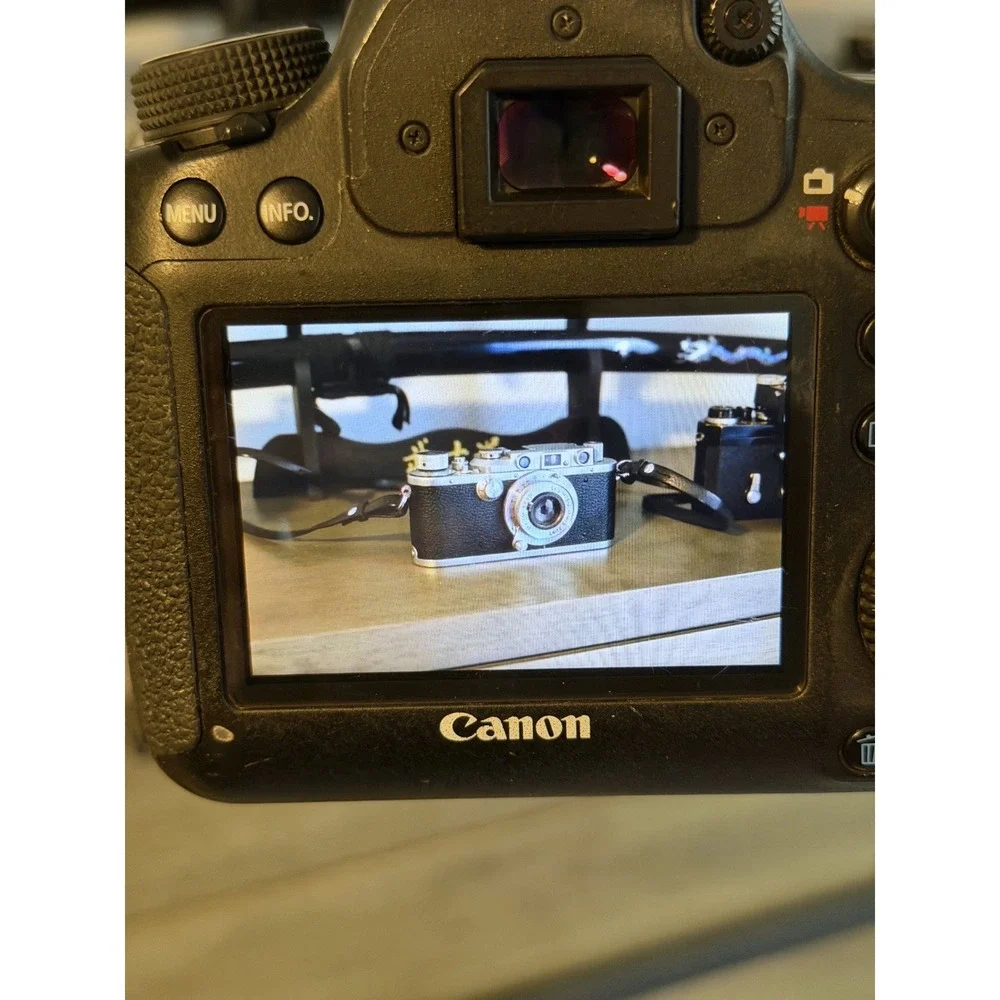 Canon EOS 6D Mark i DSLR Camera Body Black W/ Charger + 3 Batteries 20.2MP WiFi